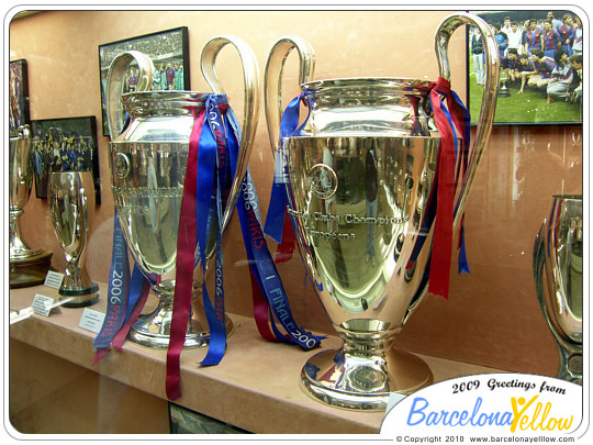 Barca museum at Camp Nou